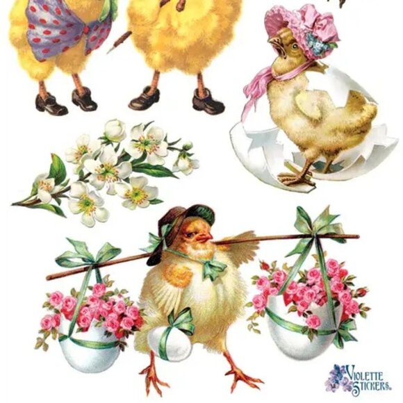 3 for $15 - Chick-A-Dee Stickers - 2 NEW Sticker Sheets for Stationary & More - Picture 5 of 5